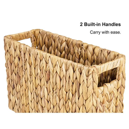 Handwoven Magazine Holder Wicker Basket