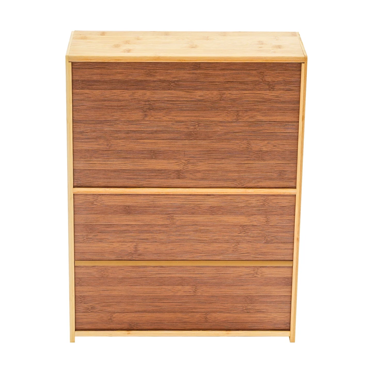 Bamboo MDF Sliding Door Kitchen Pantry Organizer