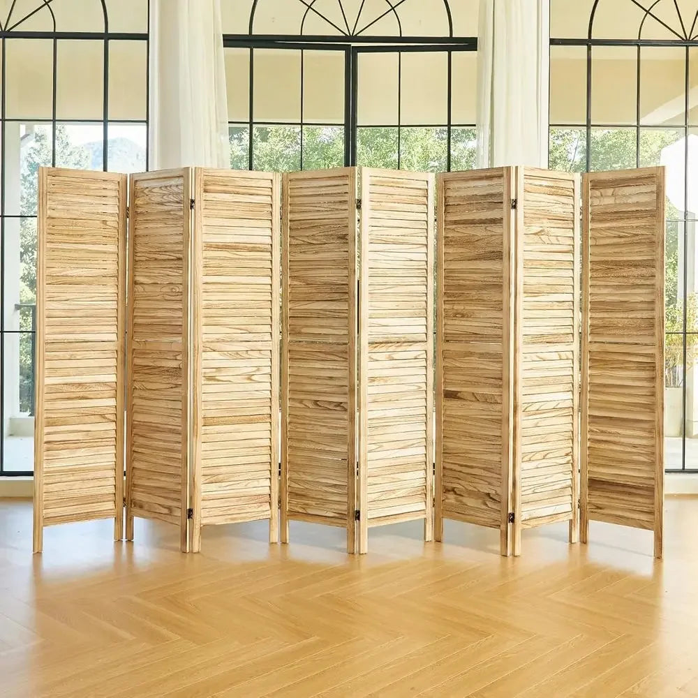 Room Partitions and Dividers with Double Hinges