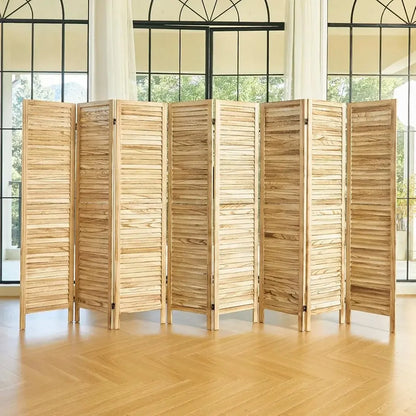 Room Partitions and Dividers with Double Hinges