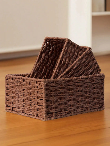 Handmade Rattan Woven Organizer Tray