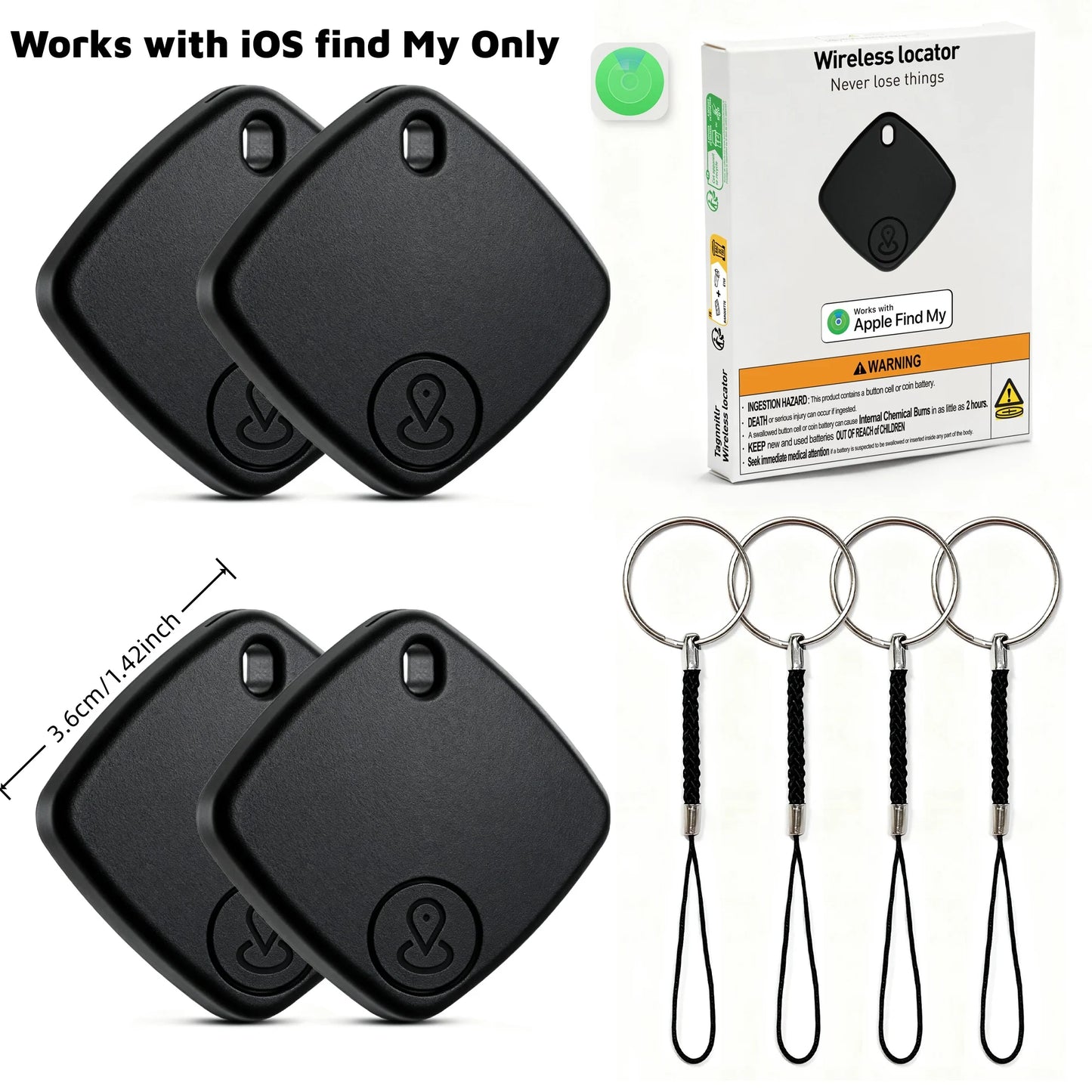 Smart Air Tracker Tags Luggage Mini GPS