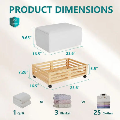 Under Bed Storage Containers Underbed Organizer