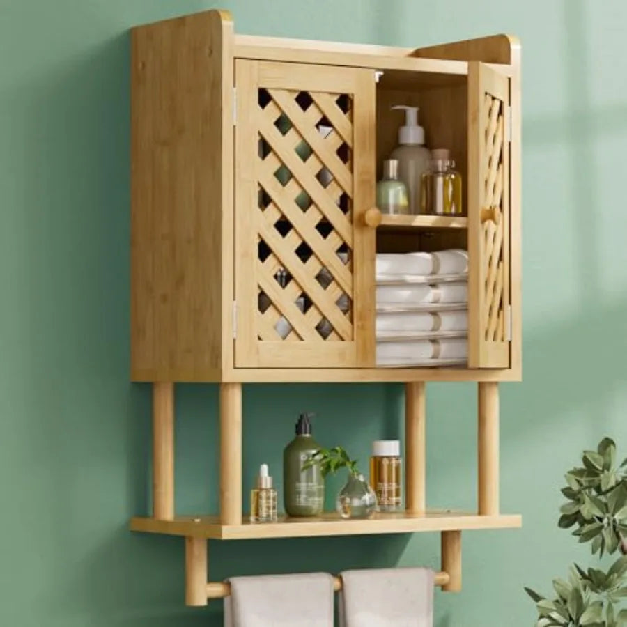 Bathroom Wall Cabinets Bamboo Medicine Cabinet