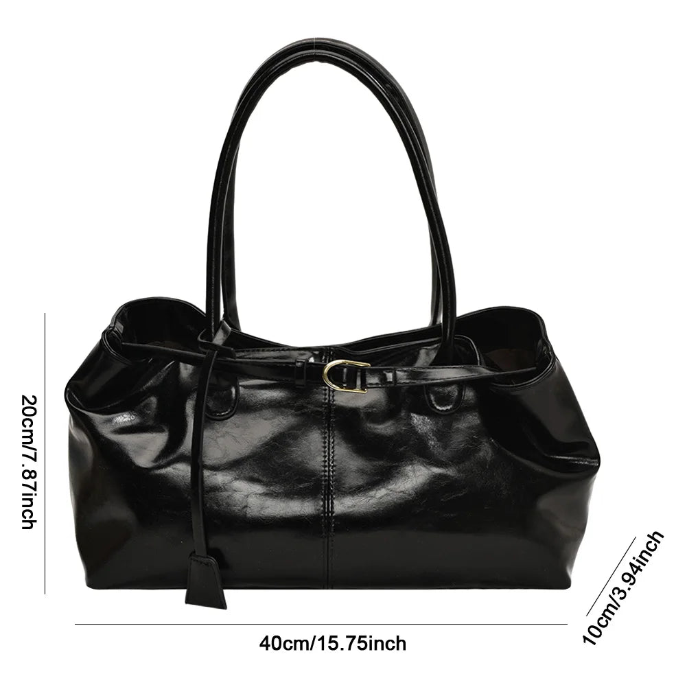 Leather Hobo Fashion Travel Handbag For Women