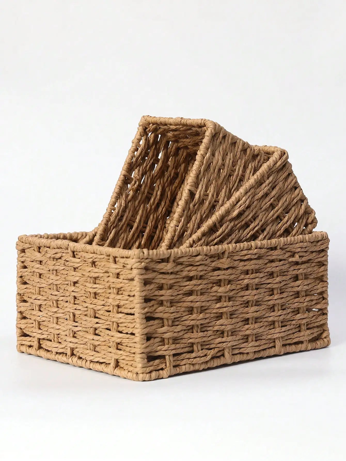 Handmade Rattan Woven Organizer Tray