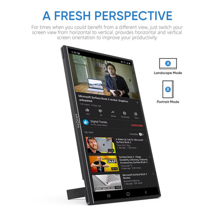 Portable Monitor 1080P Second Monitor External Screen