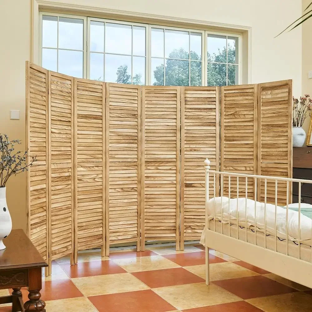 Room Partitions and Dividers with Double Hinges