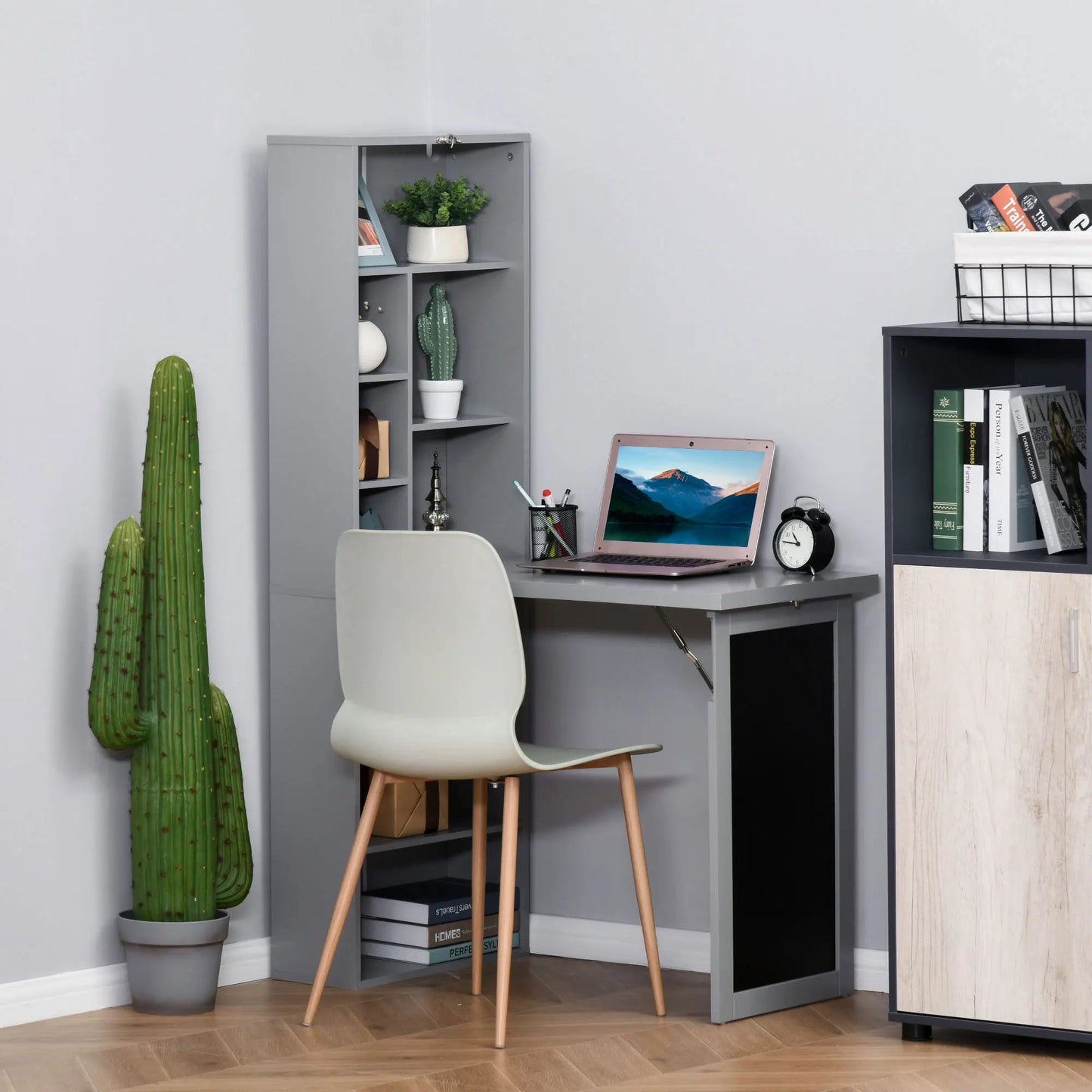 Fold-Out Convertible Office Desk computer folding desk