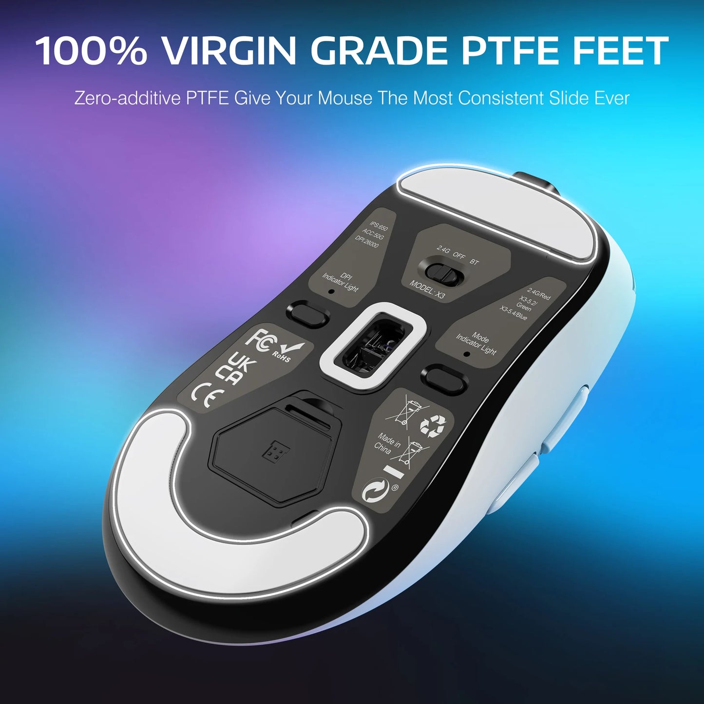 Bluetooth Wireless  Gaming Mouse Ergonomic