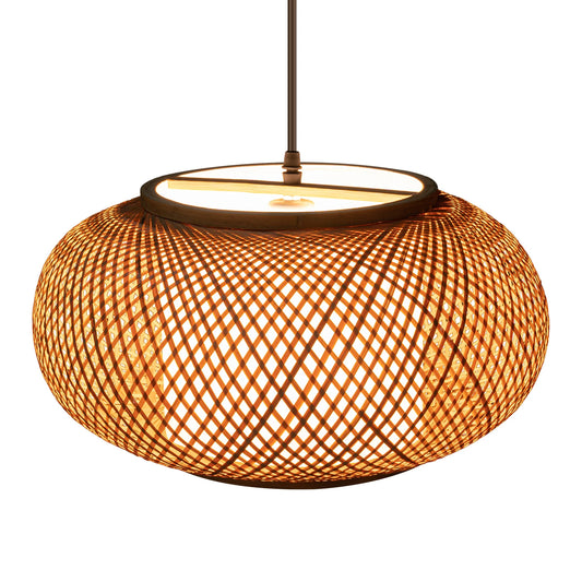 (40cm/16inch) Bamboo Pendant Light Ceiling Lamp Shade