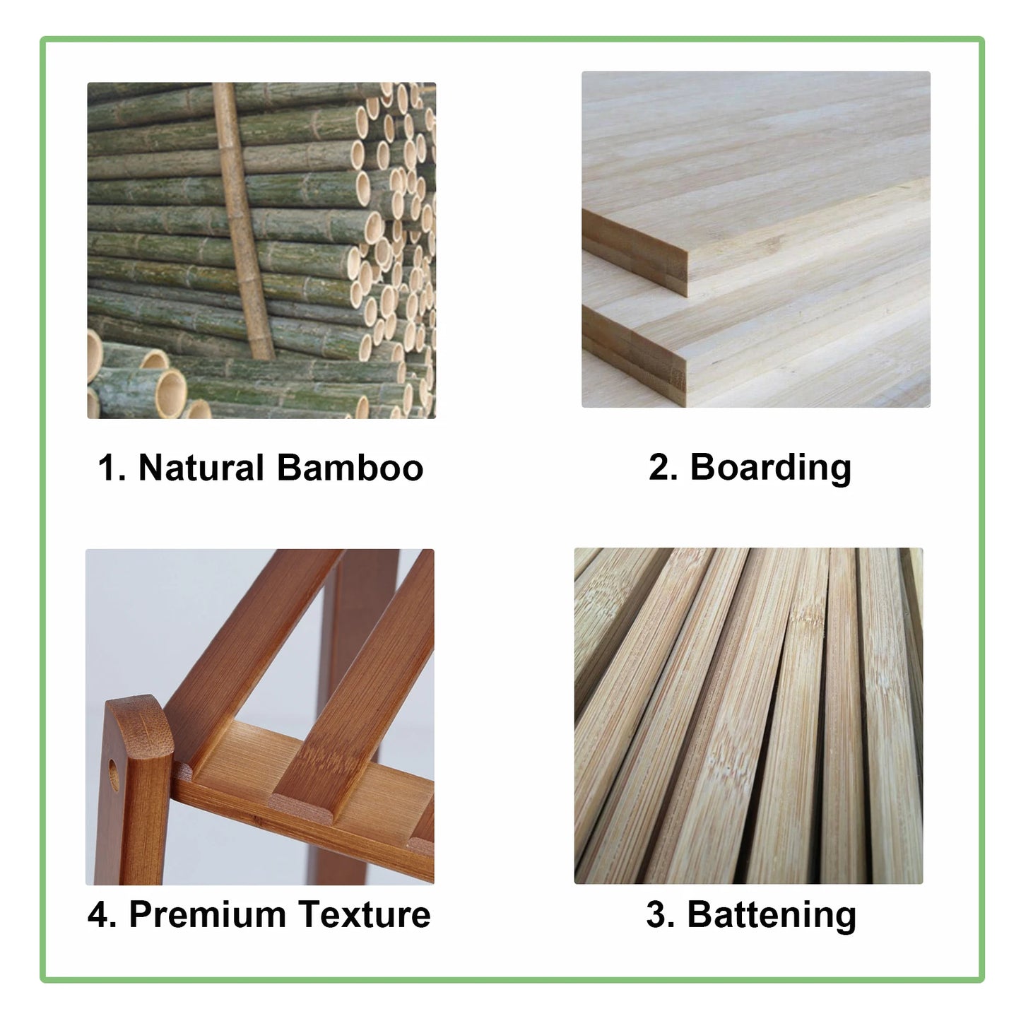 Bamboo Tall Plant Stand Storage Rack
