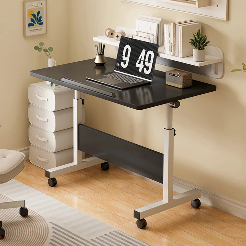 Adjustable Height Mobile Stand Up Desk With Wheels