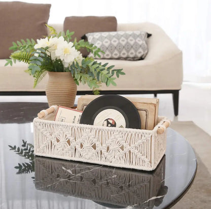 Storage Baskets Boho Decor Box