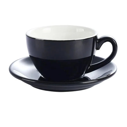 Fashion Ceramic Coffee Cup with Saucer Set