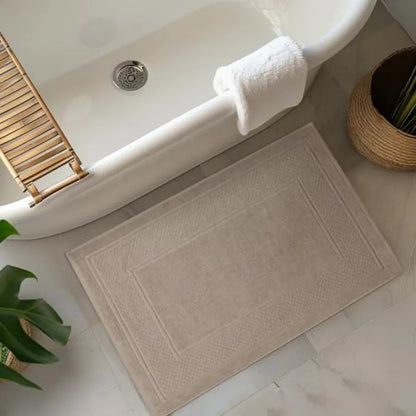 100% Cotton Set of 4 Absorbent Bathmat