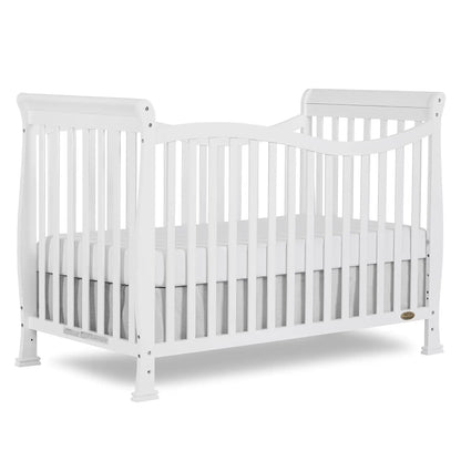 7-in-1 Convertible Full-Size Baby Crib in White