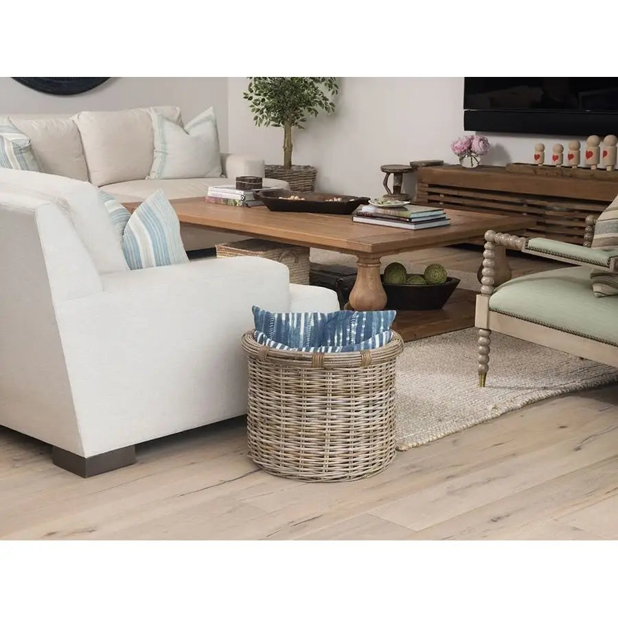 Rattan Kobo Round Log Storage Basket
