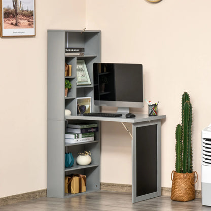 Fold-Out Convertible Office Desk computer folding desk