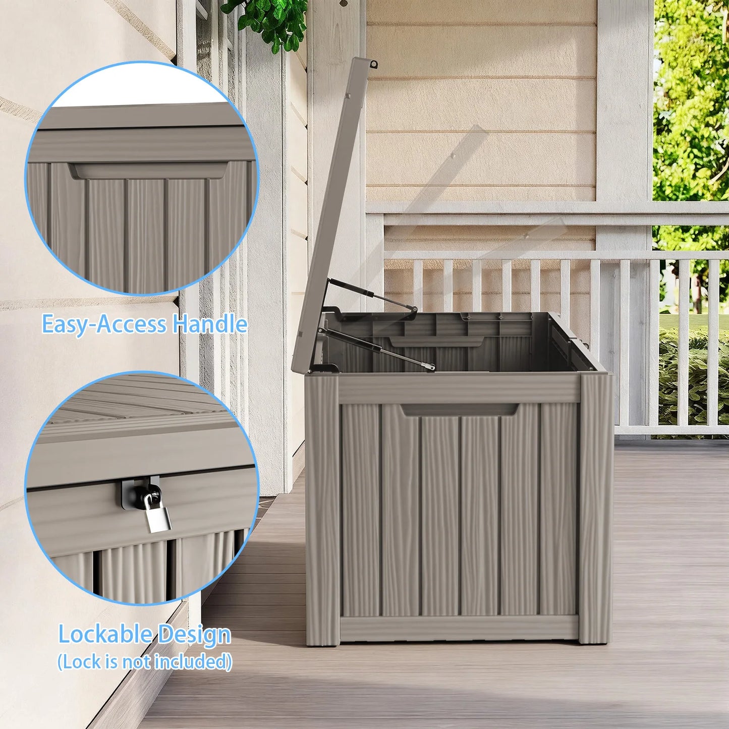 Lockable Waterproof Outdoor Storage Boxes