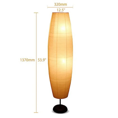Rice Paper Lantern Floor Lamp for Bedroom