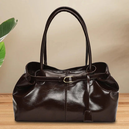 Leather Hobo Fashion Travel Handbag For Women