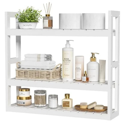 Bathroom Shelf 3-Tier Wall Mount Storage Rack