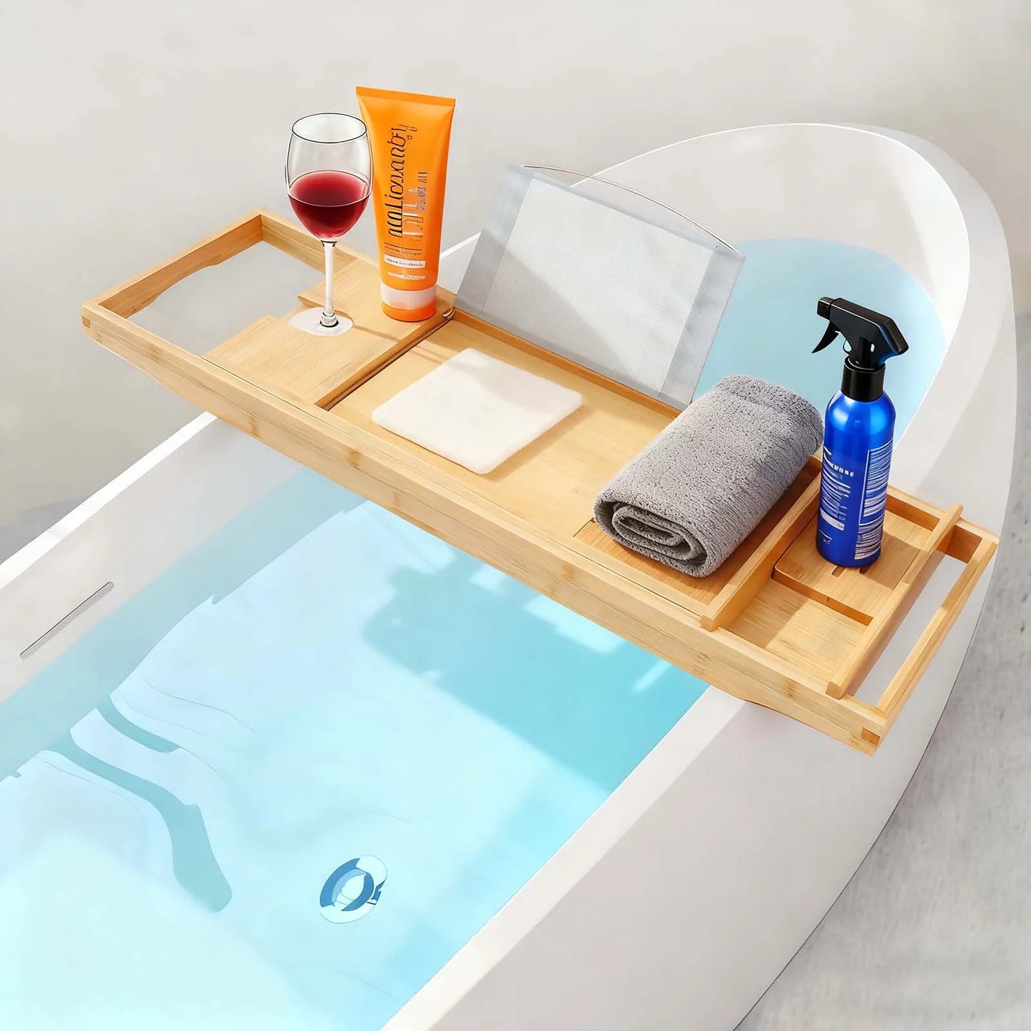 Bamboo Bathtub Caddy Tray