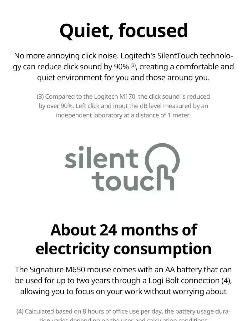 Portable Wireless Bluetooth Silent Mouse