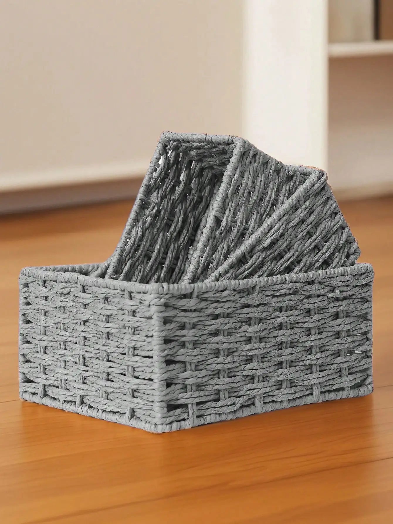 Handmade Rattan Woven Organizer Tray