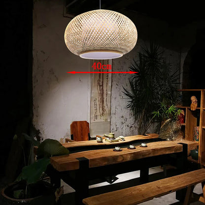 Decorative LED Bamboo Pendant Lamp