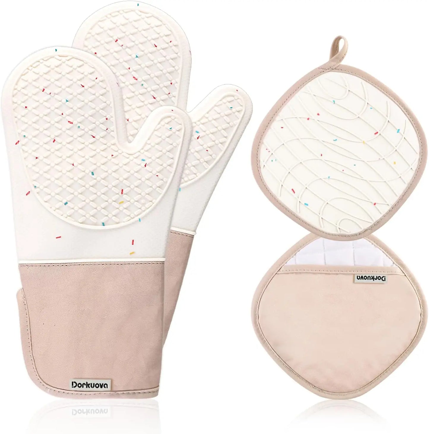 Cute Oven Gloves Heat Resistant Silicone Mittens