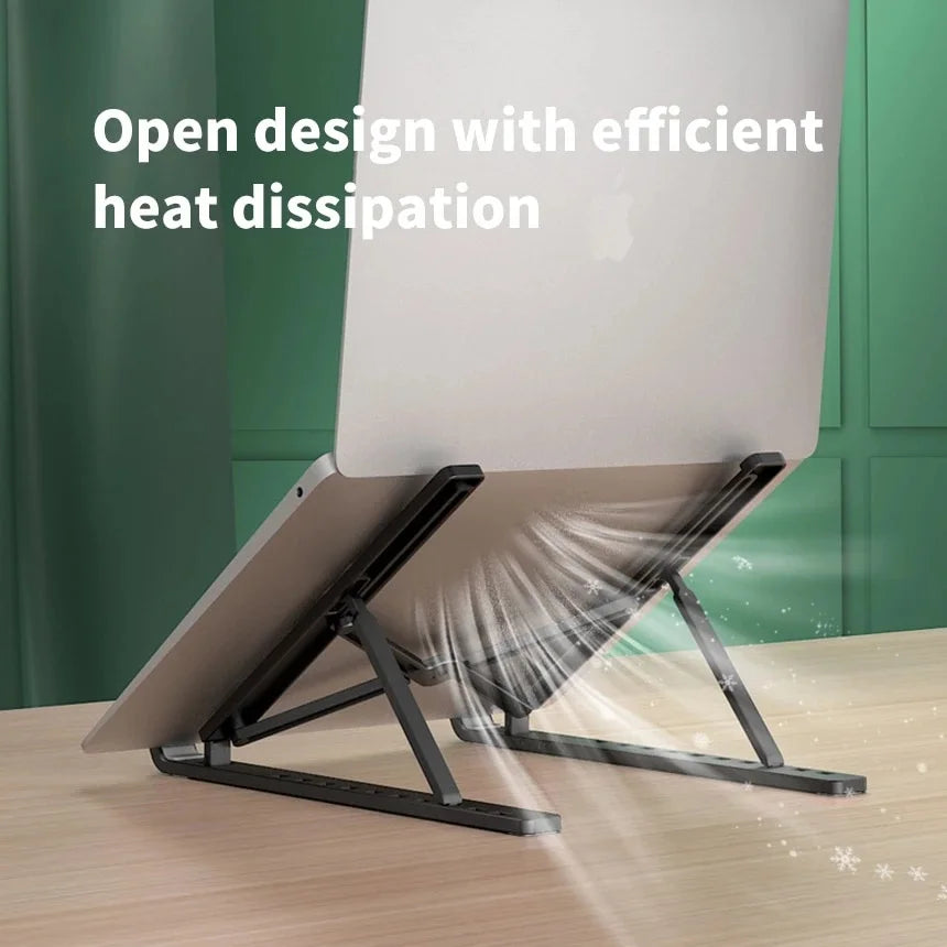 Ten-level Adjustment Foldable Laptop Holder