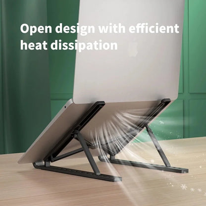 Ten-level Adjustment Foldable Laptop Holder