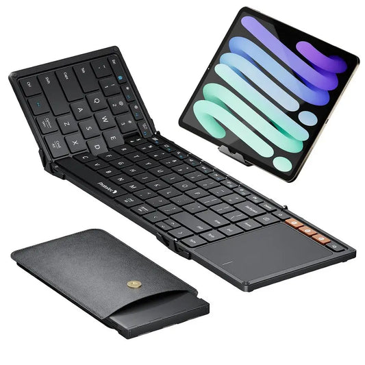 Foldable Keyboard with Touchpad Travel Keyboards