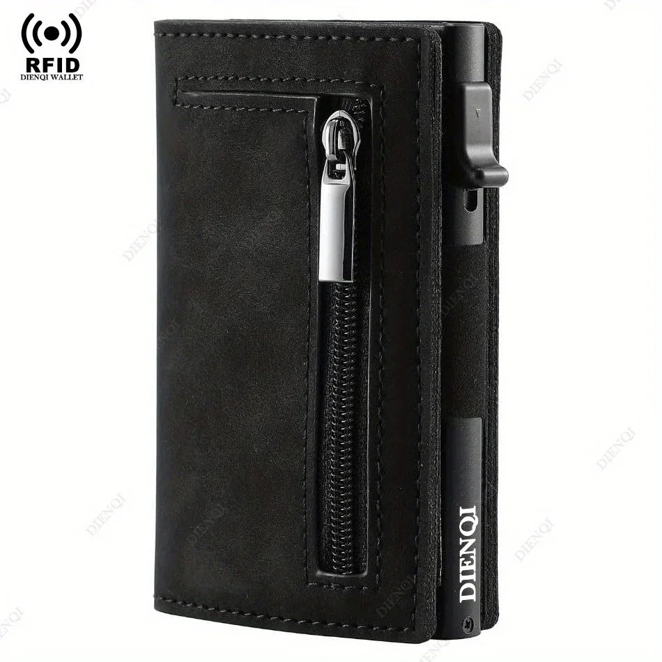 Anti-RFID Business Carbon Fiber Card Holder