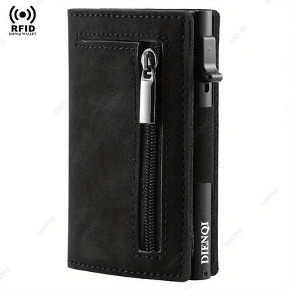 Anti-RFID Business Carbon Fiber Card Holder