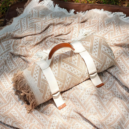 2-in-1 Large Boho Mat Waterproof Picnic Blanket