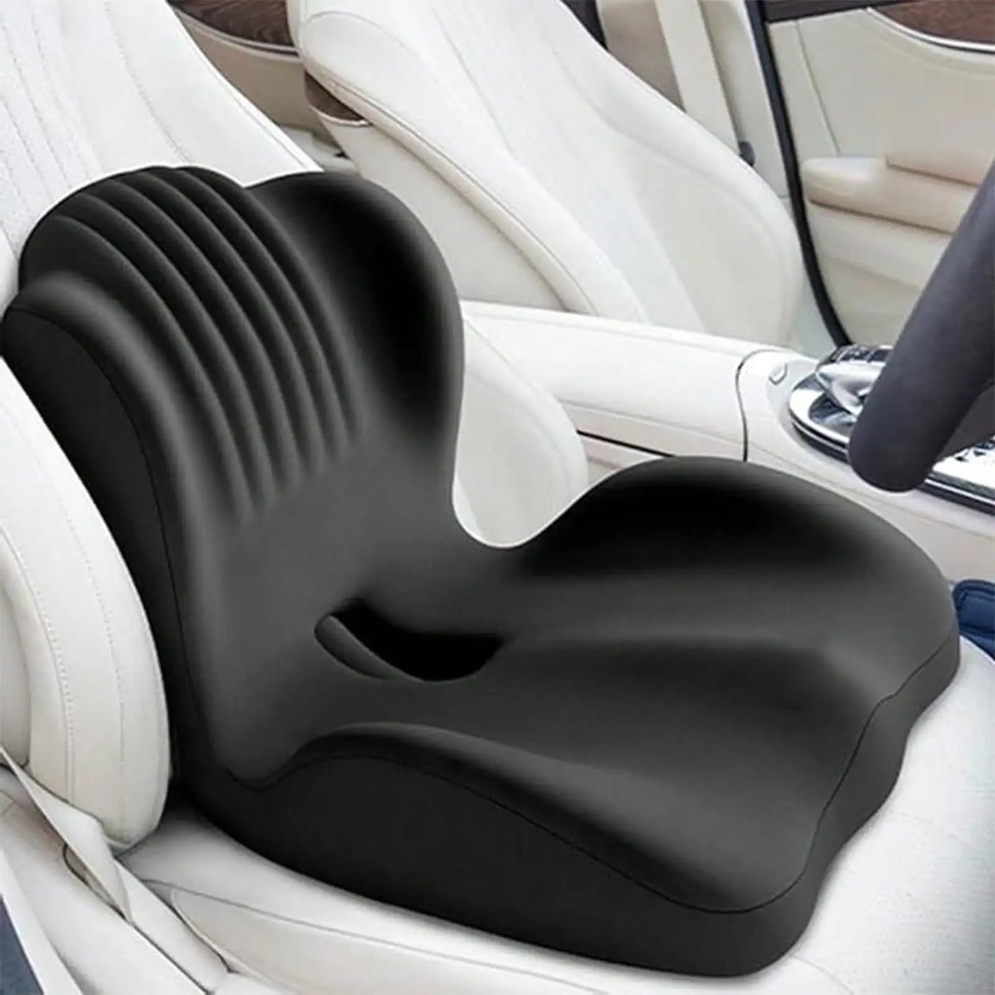 Memory Foam L-Shaped Seat Cushion Lumbar Support