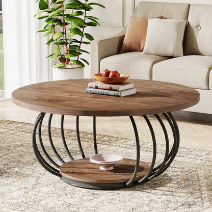 Round Coffee Table for Living Room