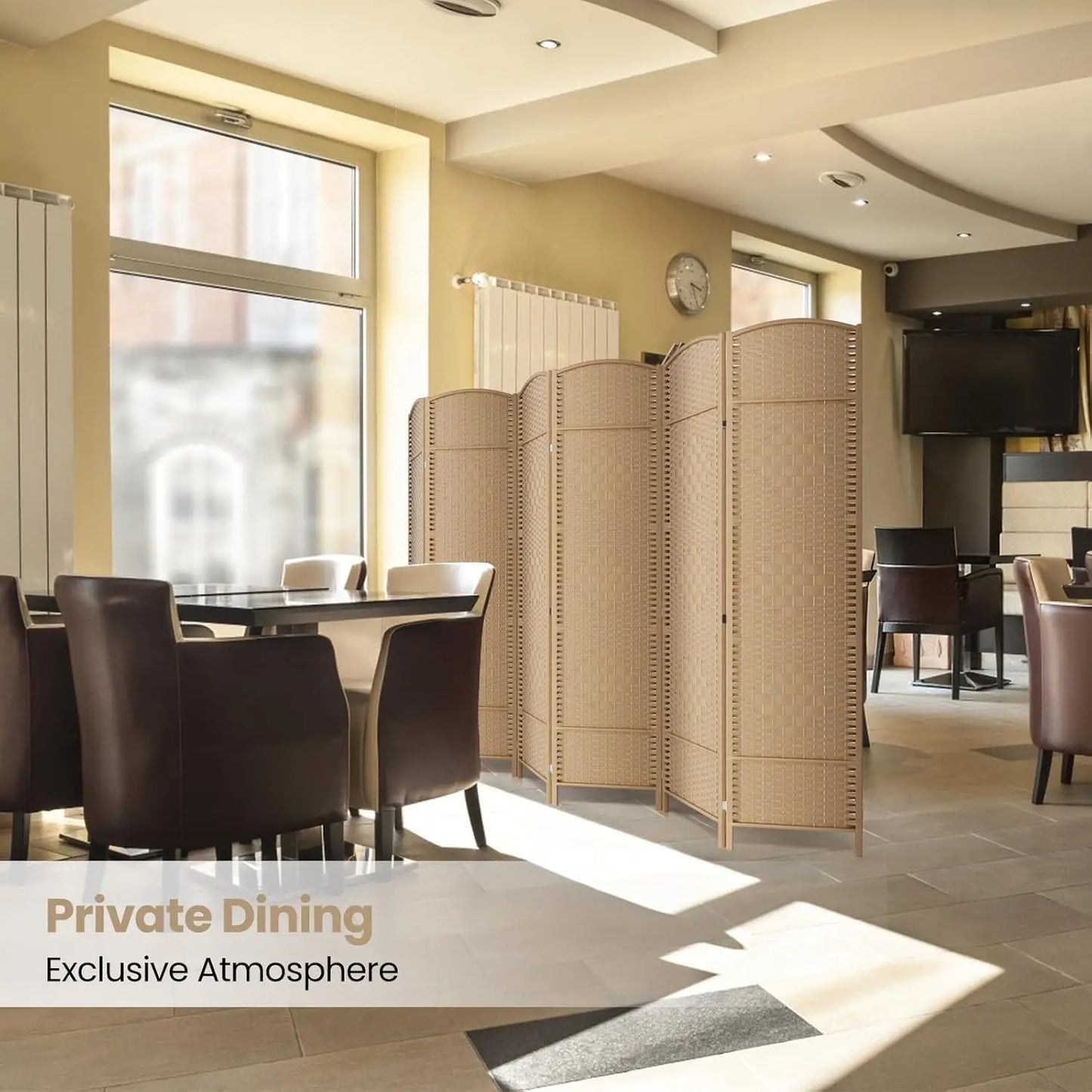 6-Panel Folding Privacy Screen