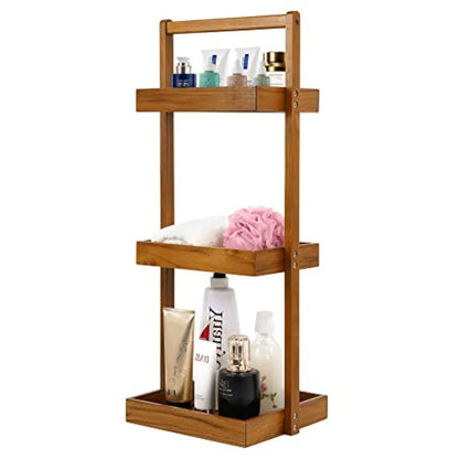 Standing Shower Organizer Shelf with Handle