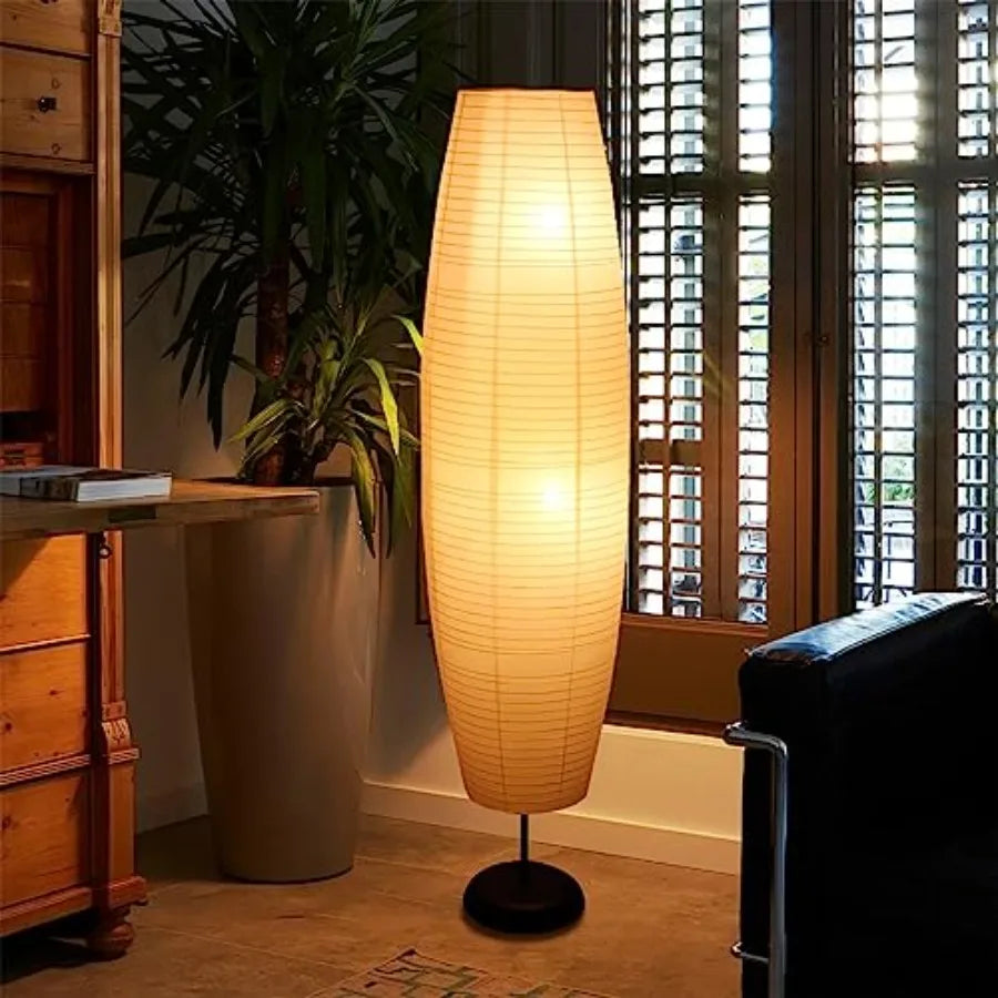 Rice Paper Lantern Floor Lamp for Bedroom