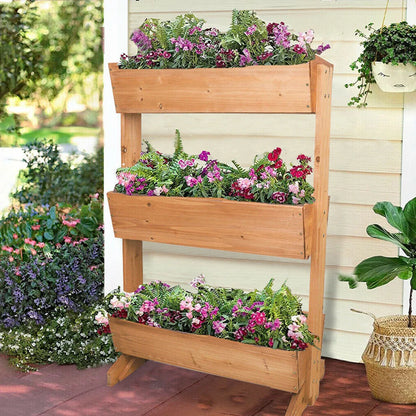 Vertical Raised Planter Box for Gardening