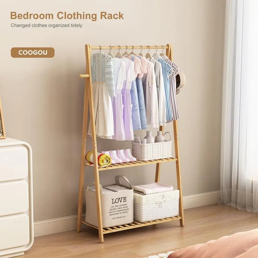 Clothing Rack for Hanging Clothes Storage Shelves