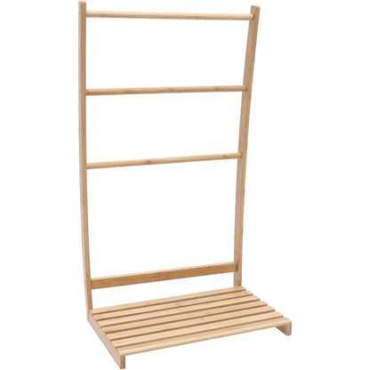 3-Tier Bamboo Bathroom Freestanding Towel Rack