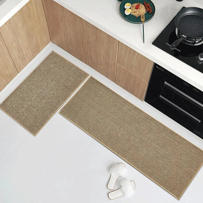 Washable Non-slip Kitchen Sisal Running Rug