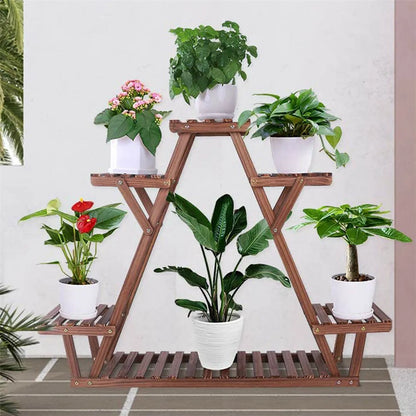 Premium Wood Plant Stand Flower Pot Holder