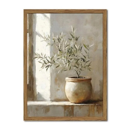 Framed Vintage Wall Art  Plant Paintings