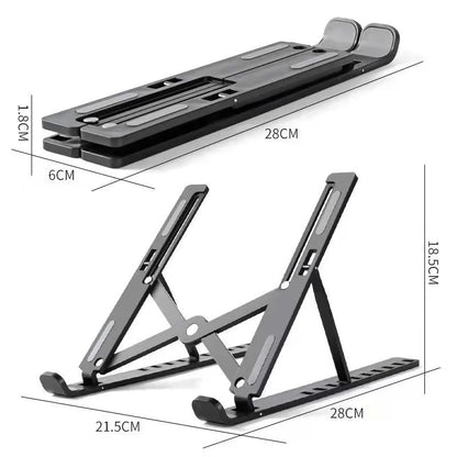 Ten-level Adjustment Foldable Laptop Holder